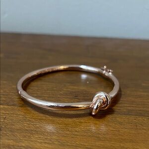 kate spade Rose Gold Knot Bangle Bracelet